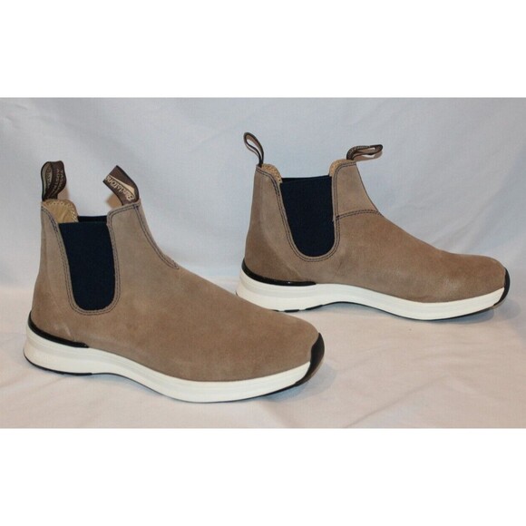 Blundstone Men's 2146‎ Chelsea Sneaker Boots Suede Sand Navy - Picture 5 of 6